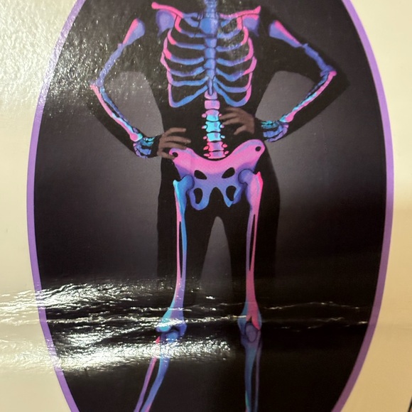 Brand new size medium adult, rainbow, skeleton, black responsive - Picture 6 of 7